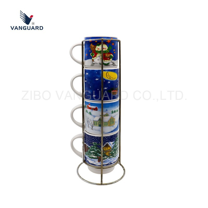 Stackable Coffee Mugs With Rack factory